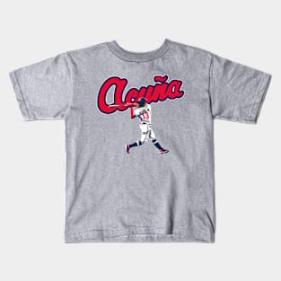 Ronald Acuna Jr. Slugger Swing Kids T-Shirt